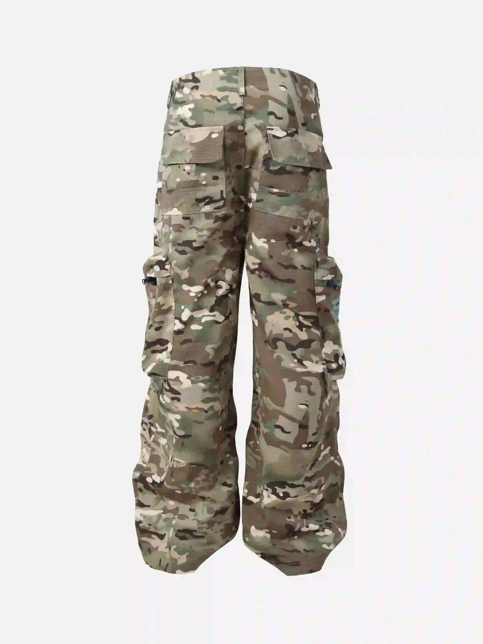 Concert Outfit Workwear Camouflage Hip-Hop Street Casual Pants