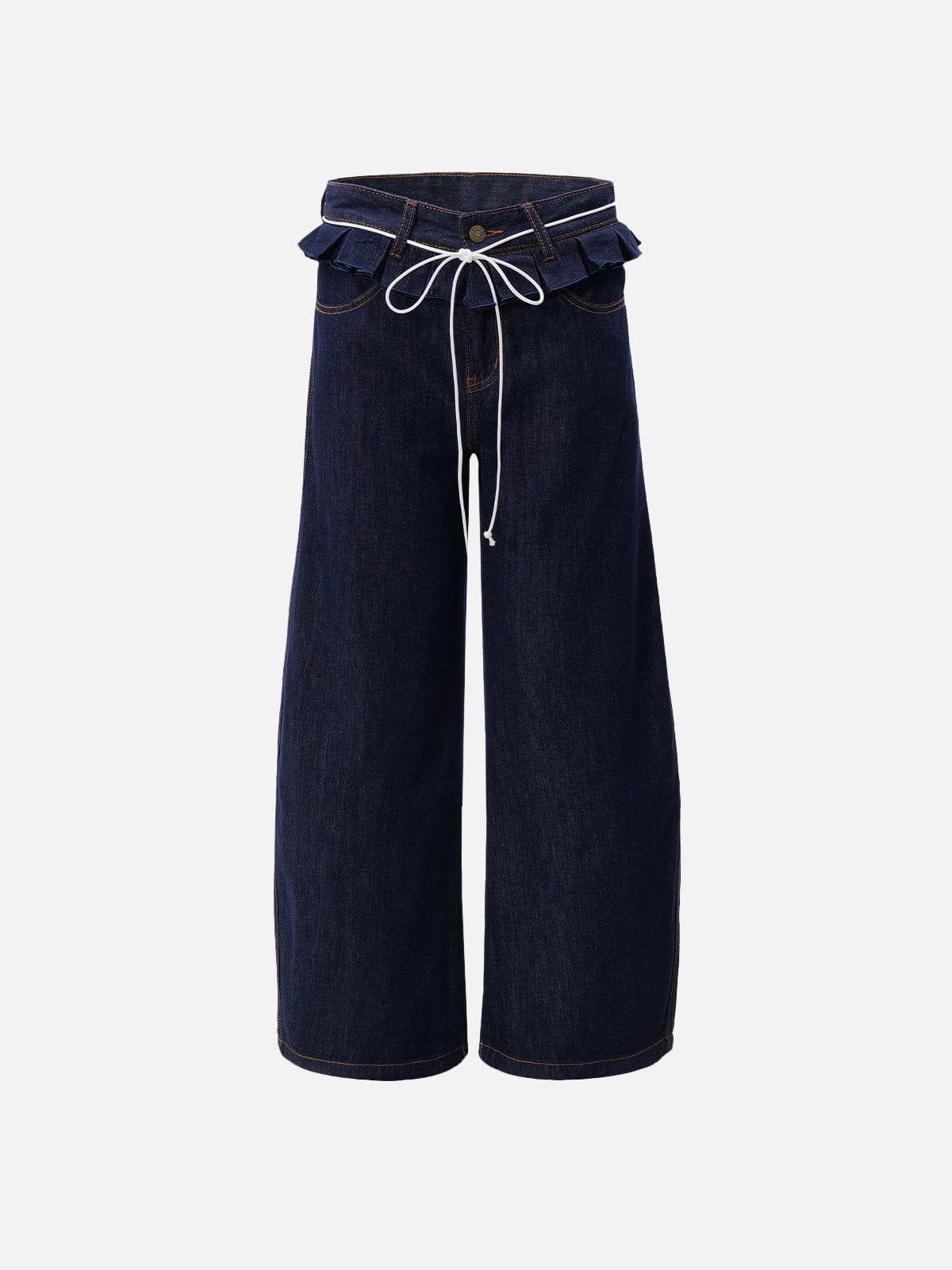 Concert Outfit Wrinkle Waist Barrel Jeans