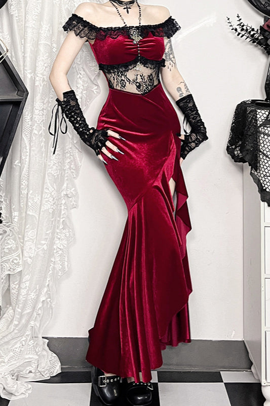 Winter, Asym Gothic Dress