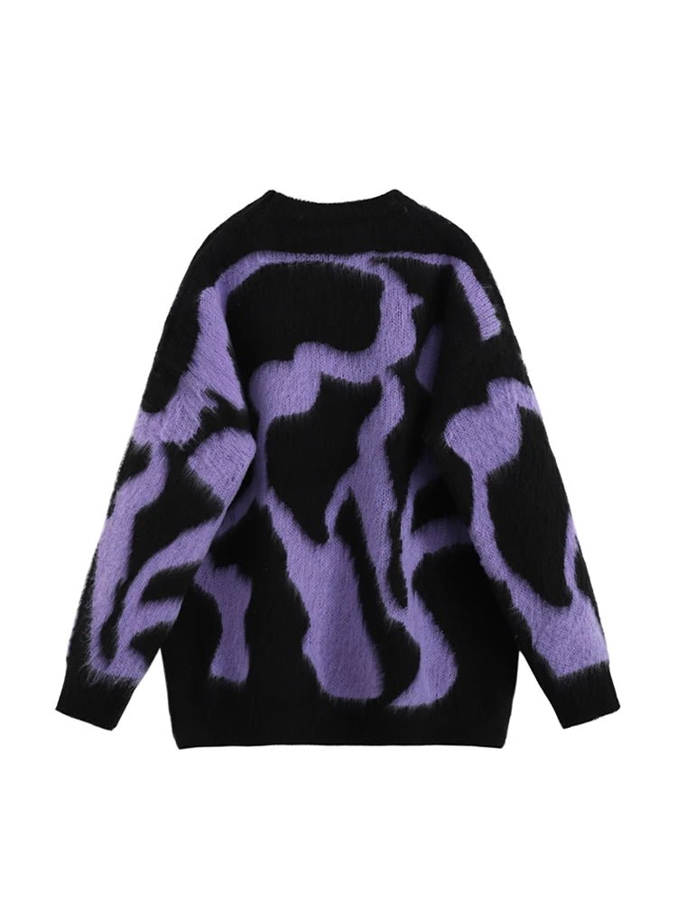 New Style Trends - Abstract Dream Alt Edgy Oversized Sweater - Outfit Ideas