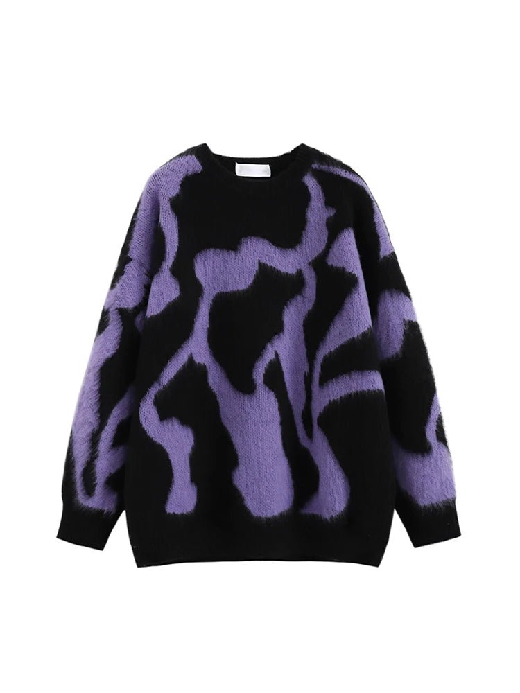 New Style Trends - Abstract Dream Alt Edgy Oversized Sweater - Outfit Ideas