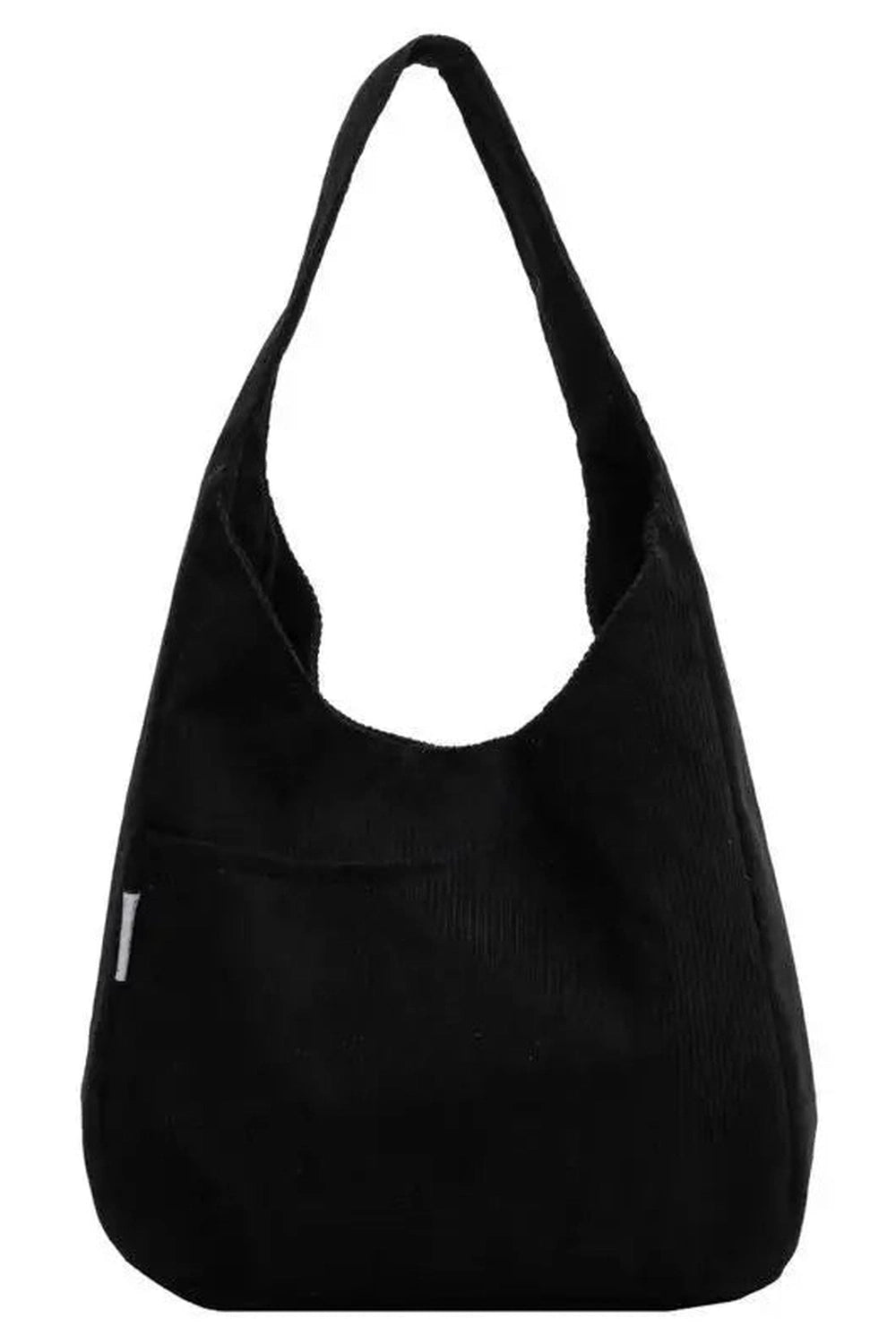 New Style Trends - Aesthetic Canvas Corduroy Large Handbag - Outfit Ideas
