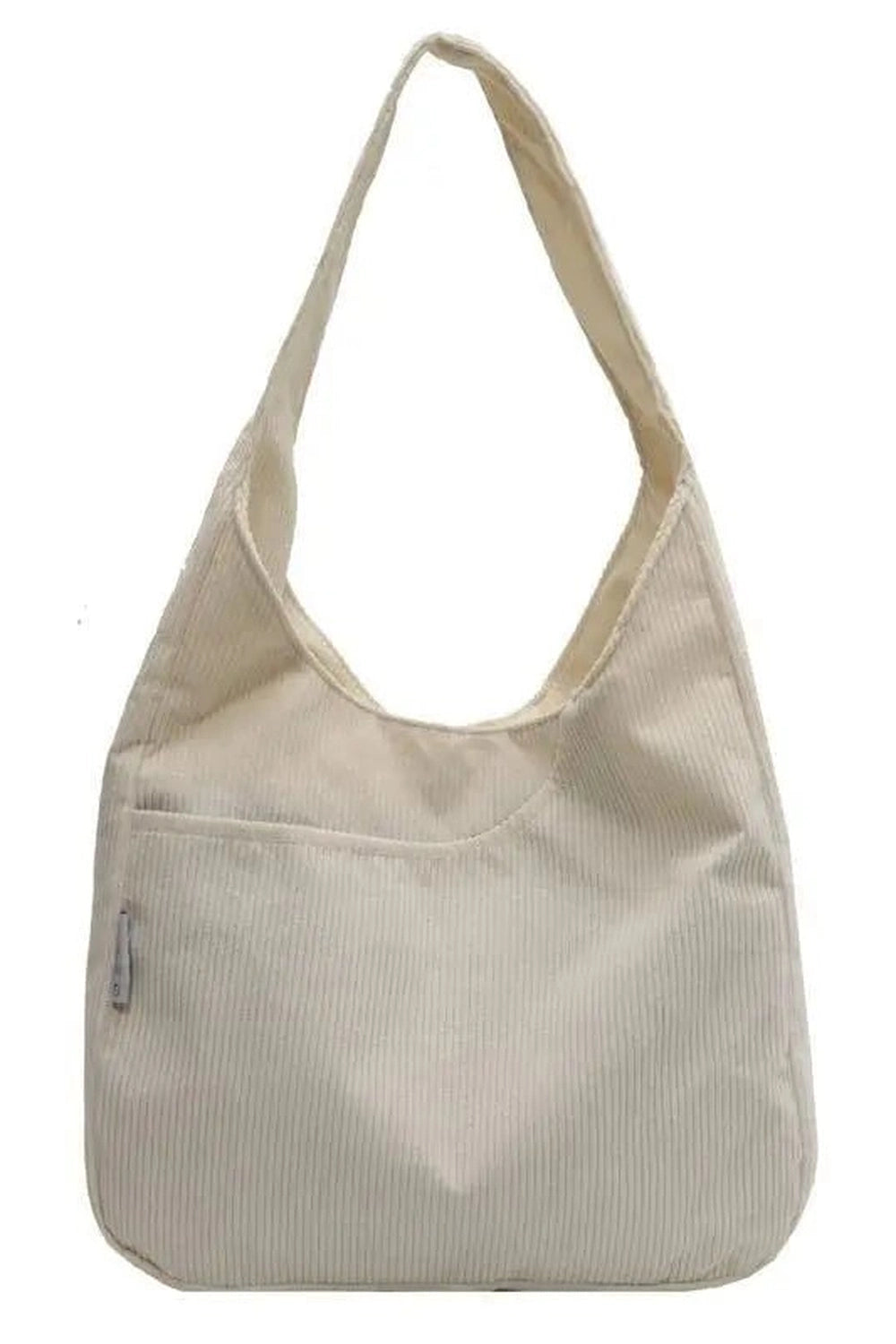 New Style Trends - Aesthetic Canvas Corduroy Large Handbag - Outfit Ideas