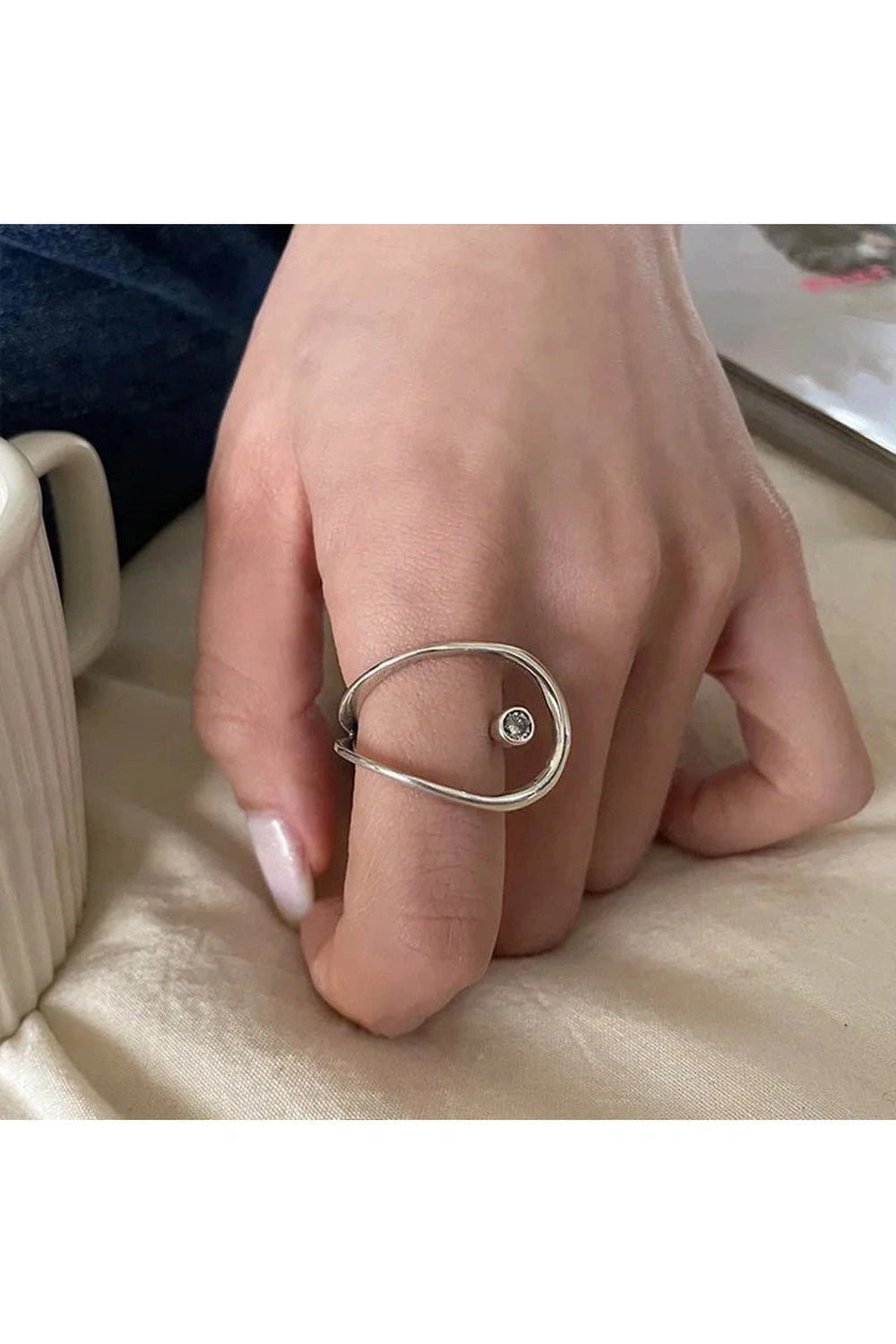 New Style Trends - Aesthetic Celestial Orbit Sparkle Ring - Outfit Ideas