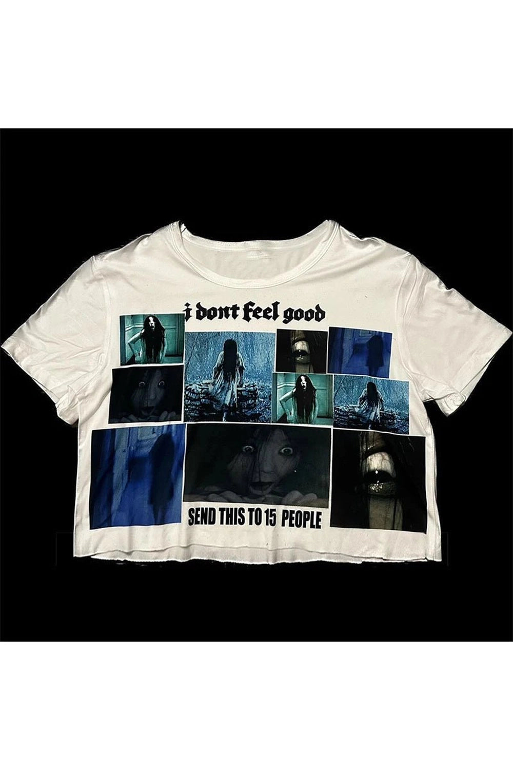 New Style Trends - Aesthetic Cursed Image Horror Top - Outfit Ideas