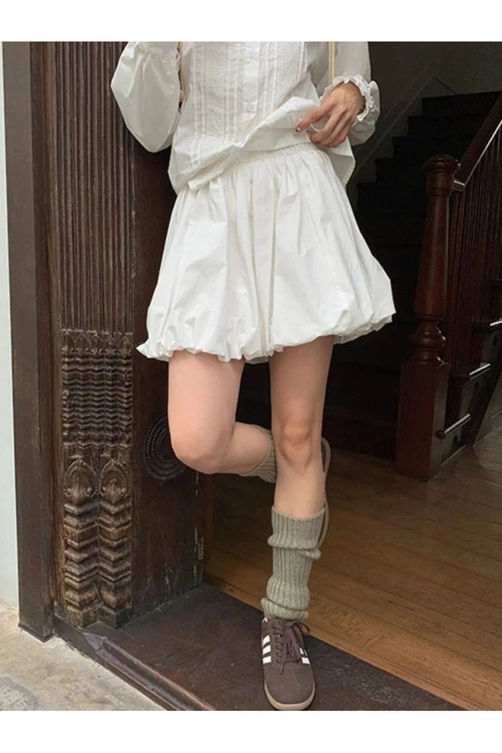 New Style Trends - Aesthetic Mini Balloon Skirt - Outfit Ideas