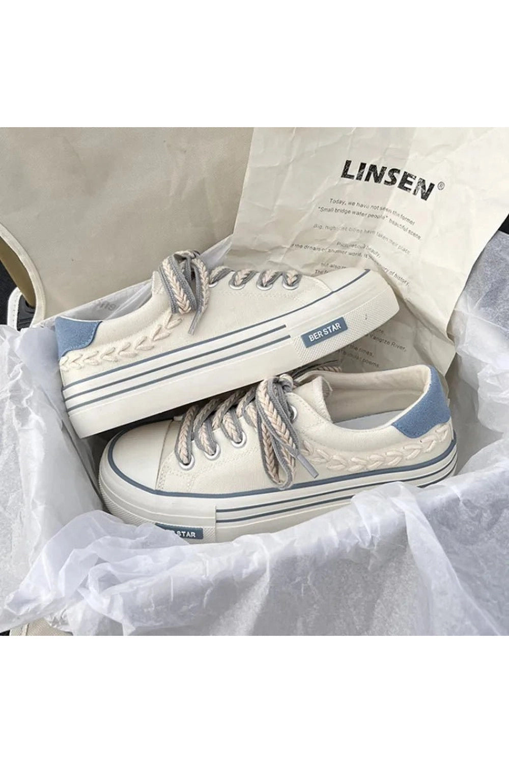 New Style Trends - Aesthetic Platform Chunky Canvas Sneakers - Outfit Ideas