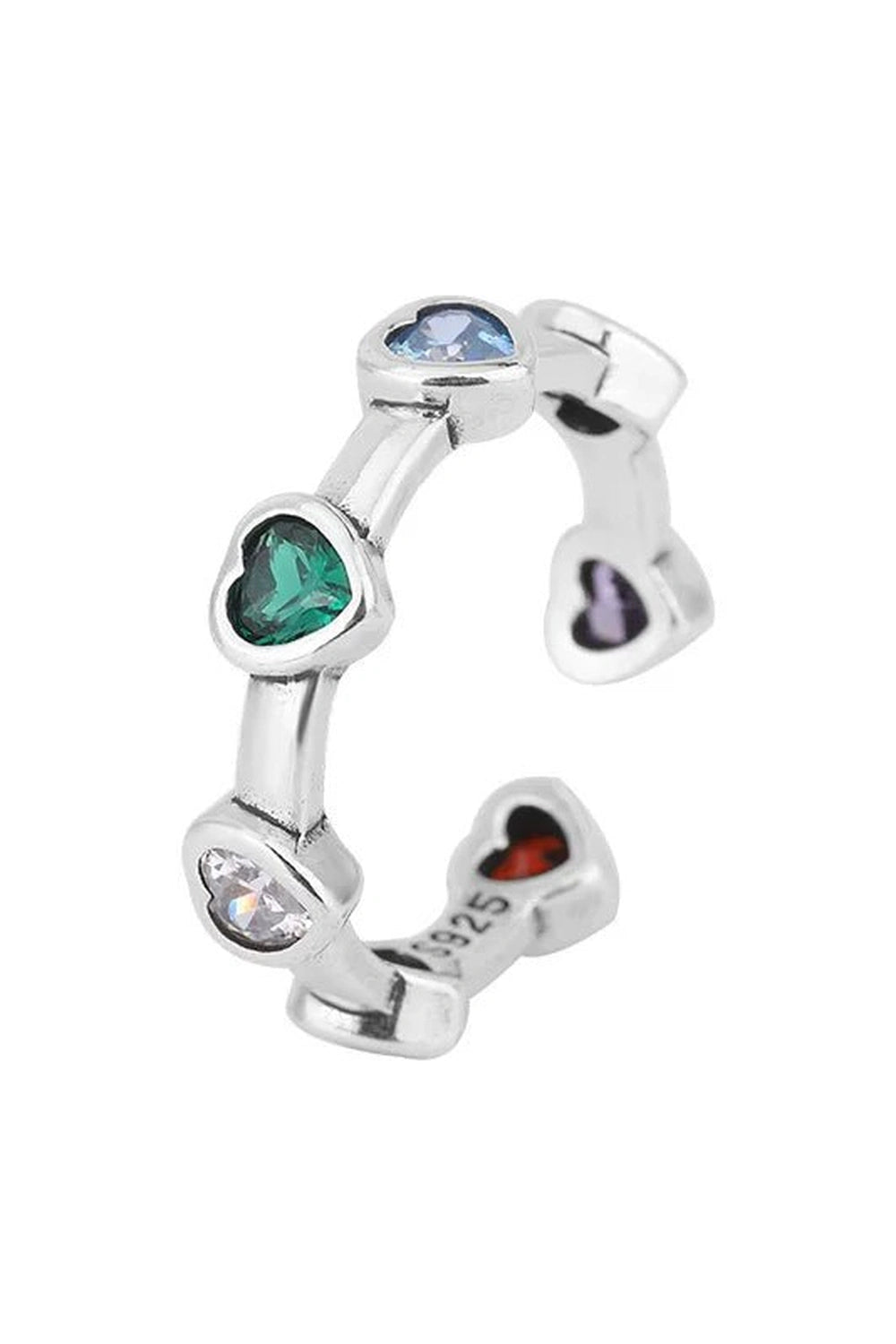 New Style Trends - Aesthetic Sterling Silver Heart Ring - Outfit Ideas