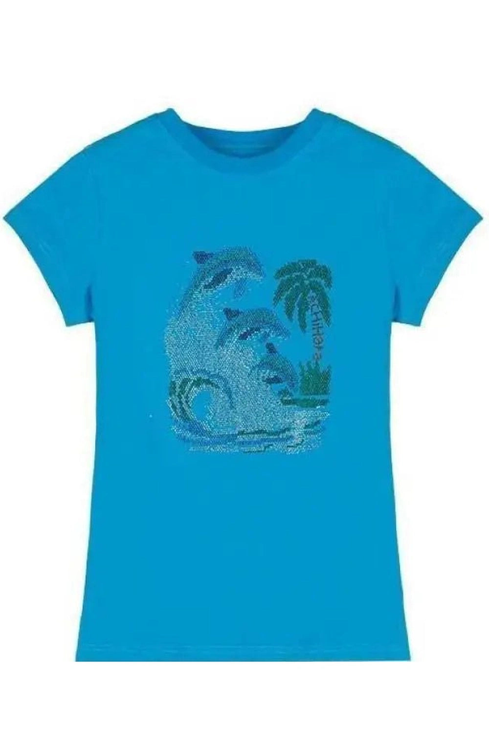 New Style Trends - Aesthetic Tropical Wave Rhinestone Top - Outfit Ideas