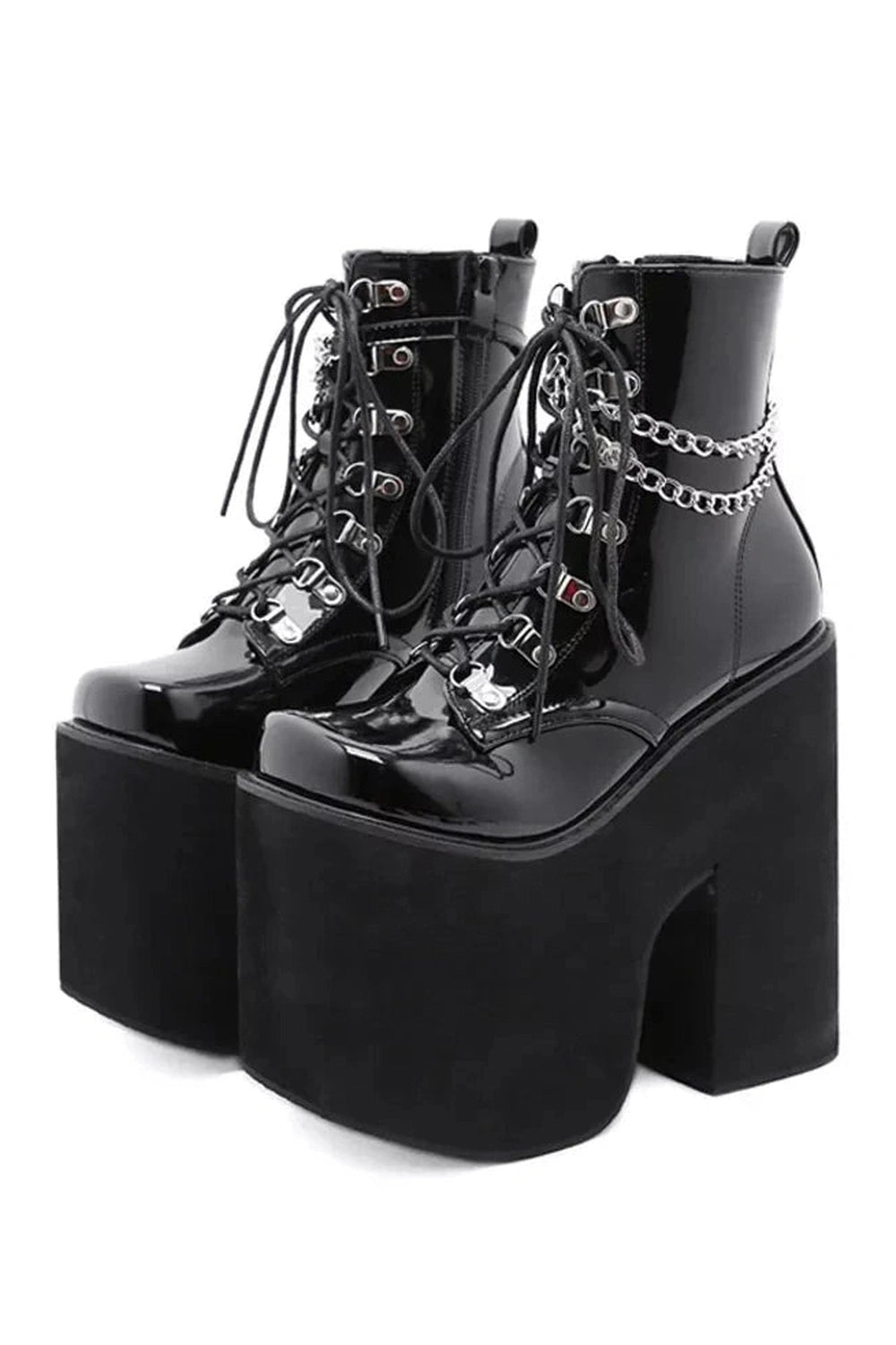New Style Trends - Alt Autumn Buckle Strap Combat Boots - Outfit Ideas