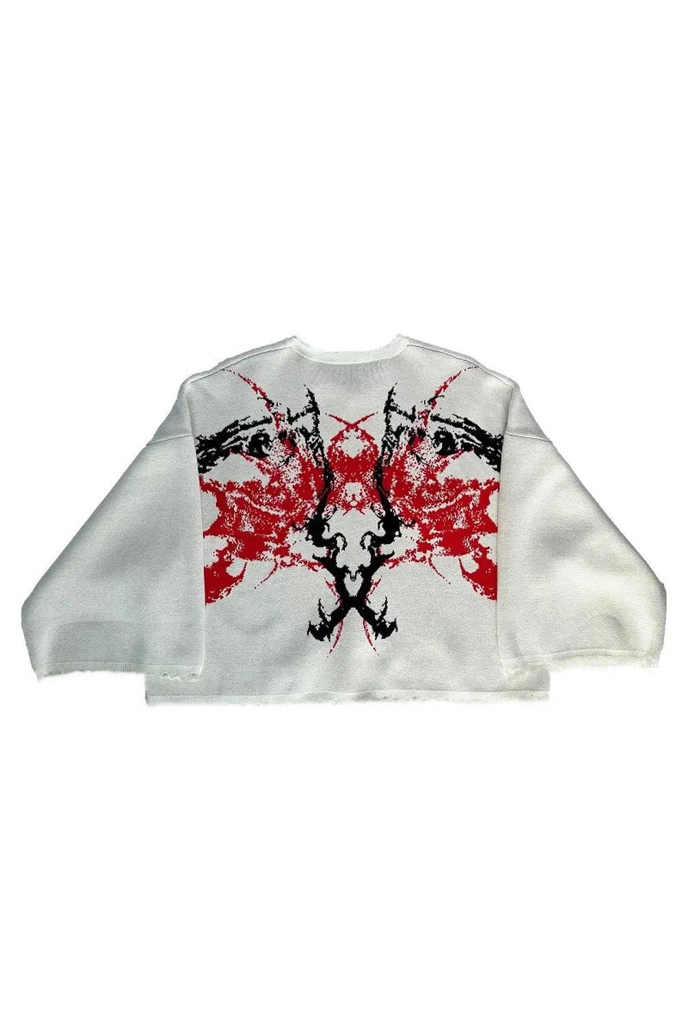 New Style Trends - Alt Black Metal Flame Graphic Sweater - Outfit Ideas