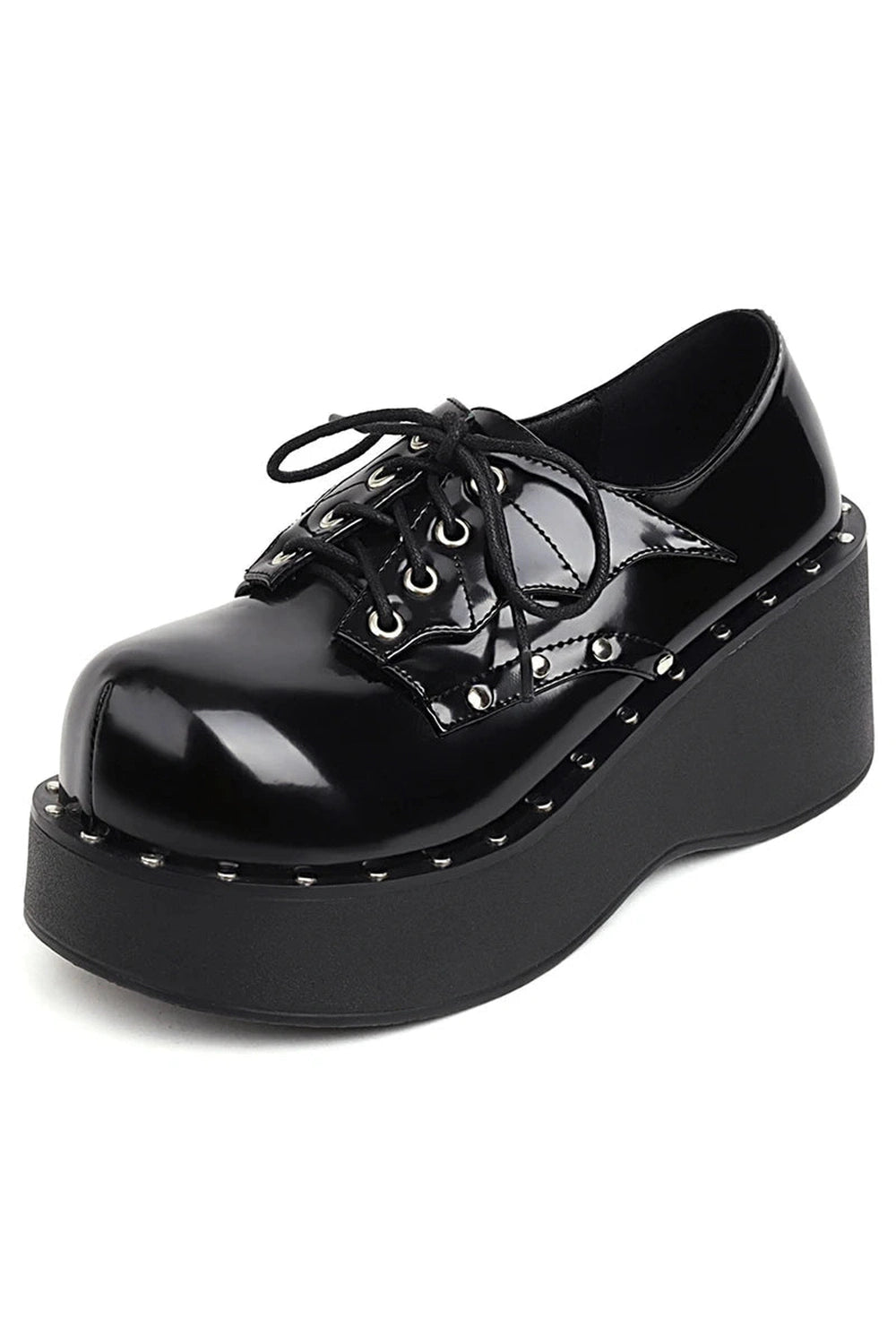 New Style Trends - Alt Black Rivets Ankle Boots - Outfit Ideas