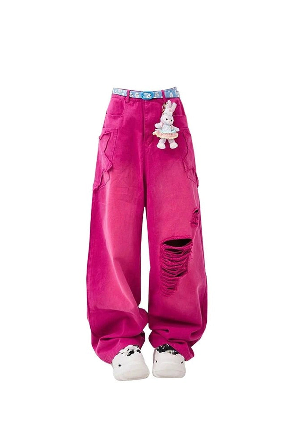New Style Trends - Alt Candy Crush Bunny Cargo Pants - Outfit Ideas