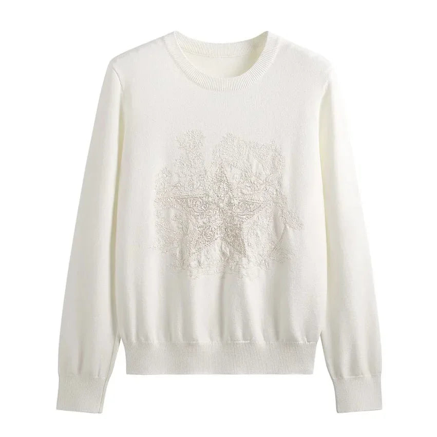 New Style Trends - Alt Celestial Crest Knit Sweater - Outfit Ideas