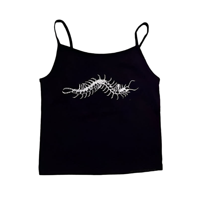 New Style Trends - Alt Creeper Crawl Spaghetti Top - Outfit Ideas
