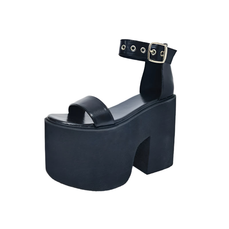 New Style Trends - Alt Darkwave Mega Platform Sandals - Outfit Ideas