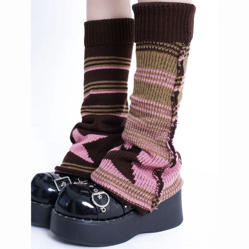 New Style Trends - Alt Edgy Knit Leg Warmers - Outfit Ideas