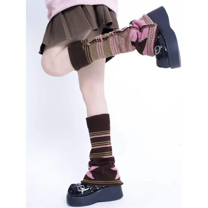 New Style Trends - Alt Edgy Knit Leg Warmers - Outfit Ideas