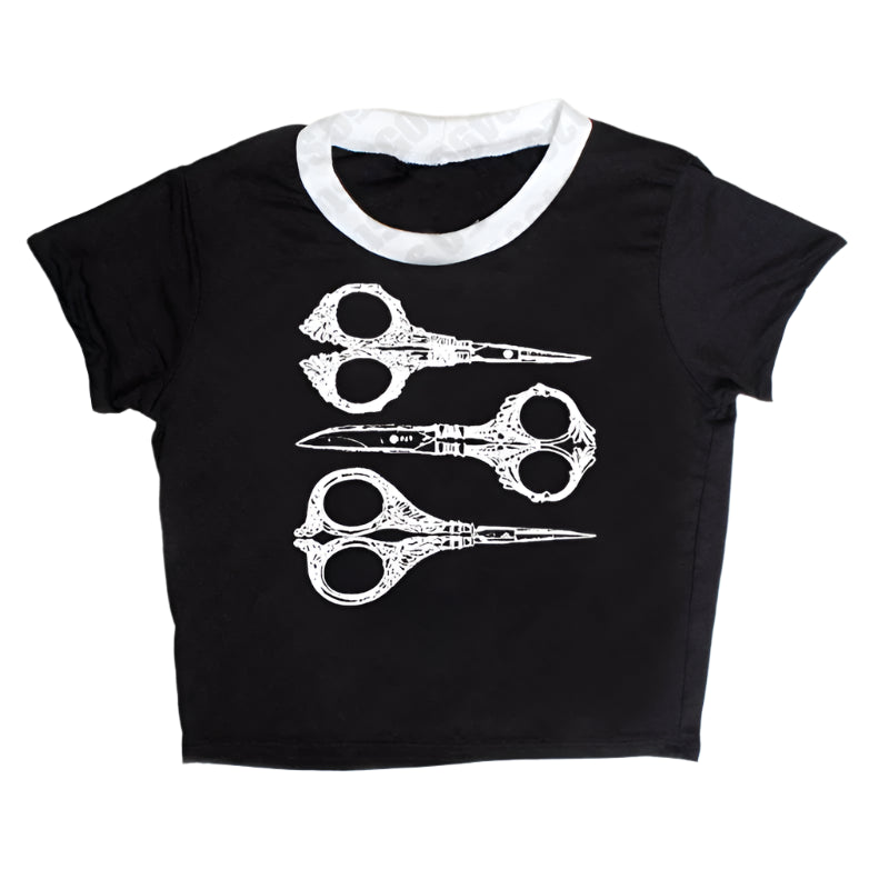New Style Trends - Alt Edgy Scissor T-Shirt - Outfit Ideas