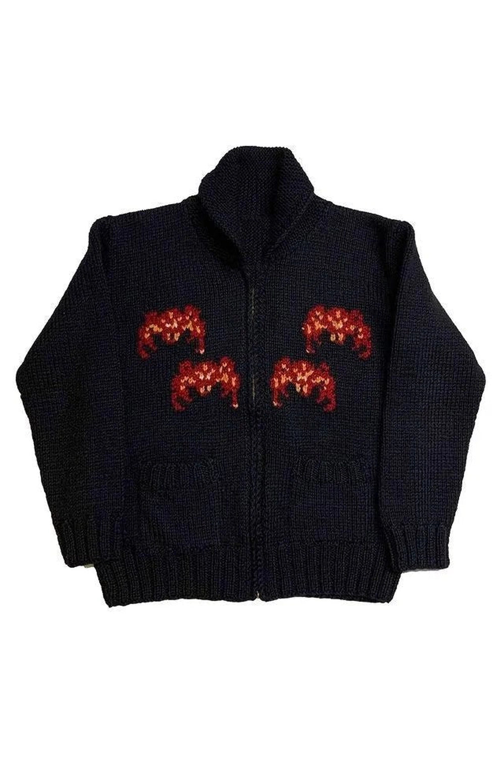 New Style Trends - Alt Edgy Spider Web Knit Cardigan - Outfit Ideas