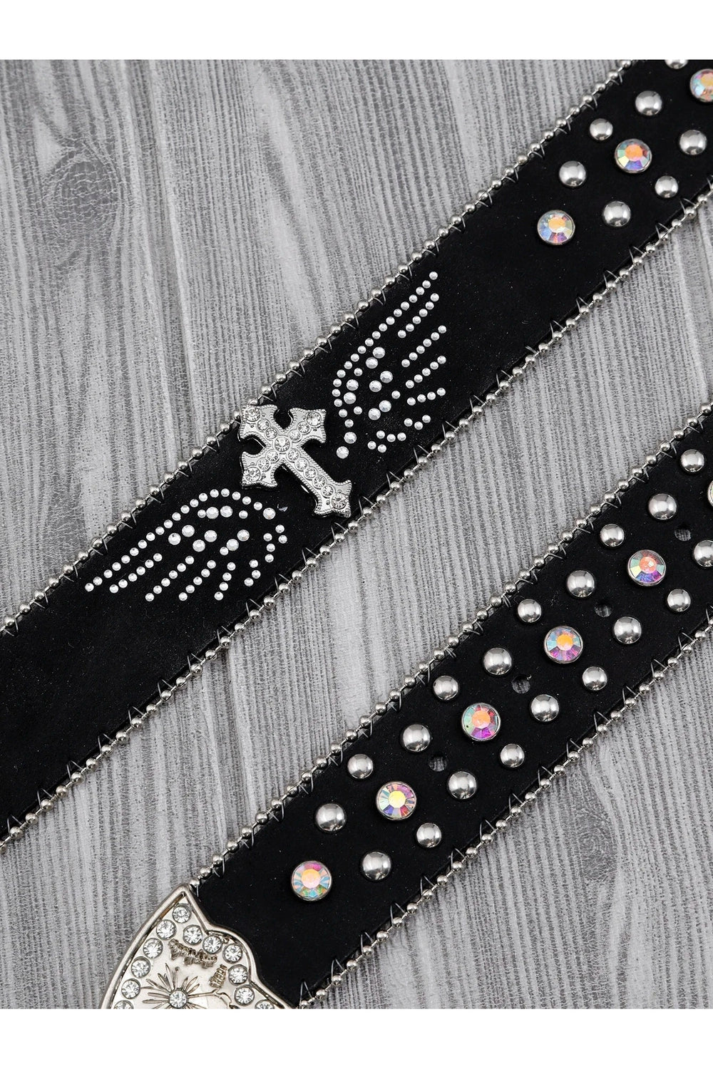 New Style Trends - Alt Goth Cross Embellished Belt - Outfit Ideas