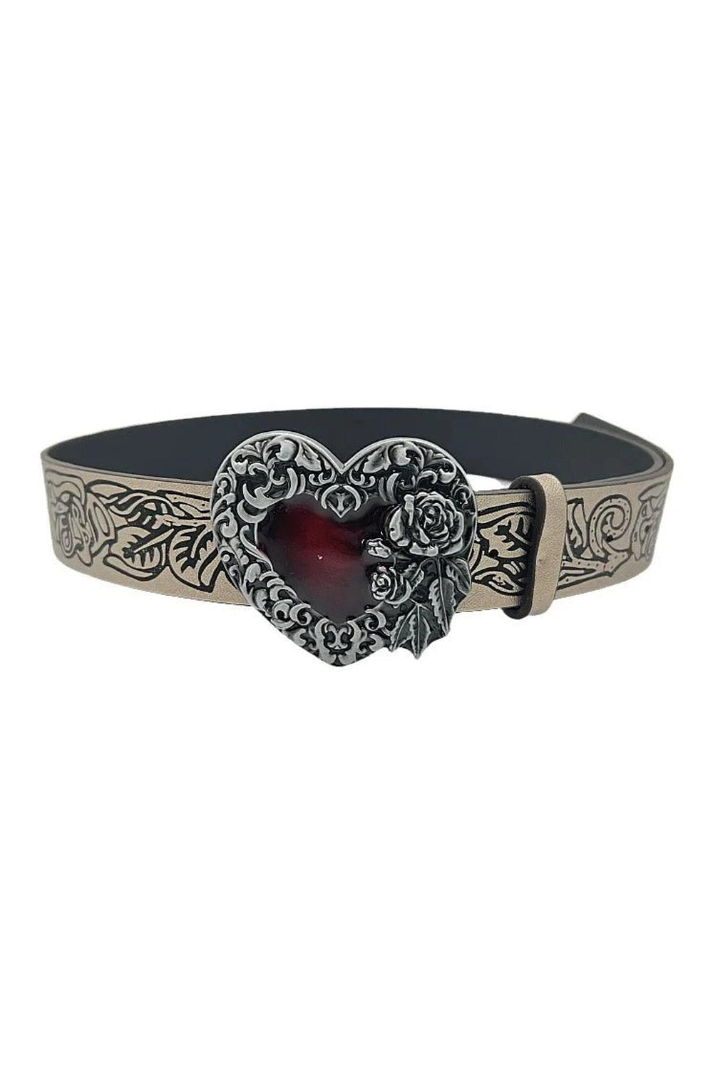 New Style Trends - Alt Goth Heart Rose Belt - Outfit Ideas