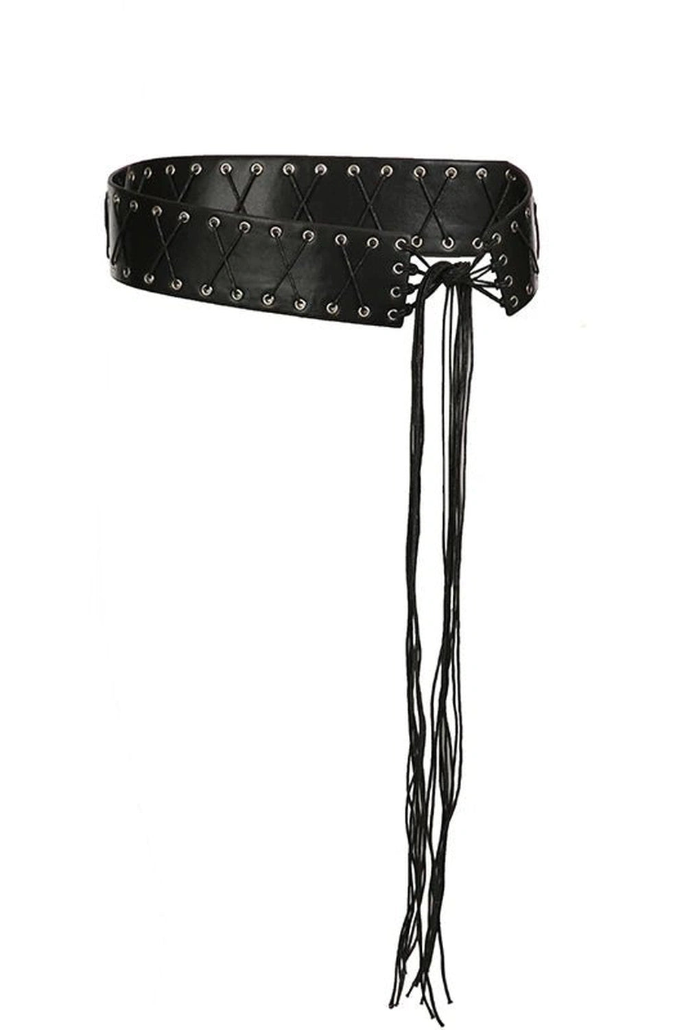 New Style Trends - Alt Goth Lace-Up Corset Belt - Outfit Ideas