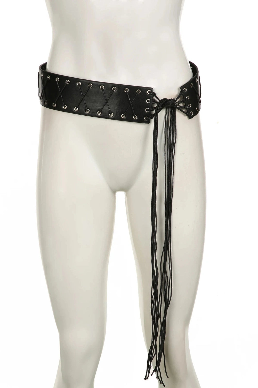 New Style Trends - Alt Goth Lace-Up Corset Belt - Outfit Ideas