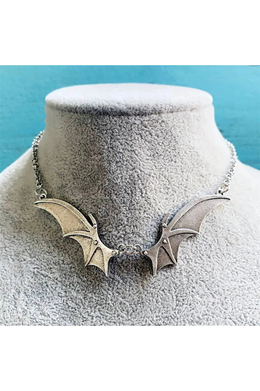New Style Trends - Alt Goth Midnight Bat Wing Necklace - Outfit Ideas