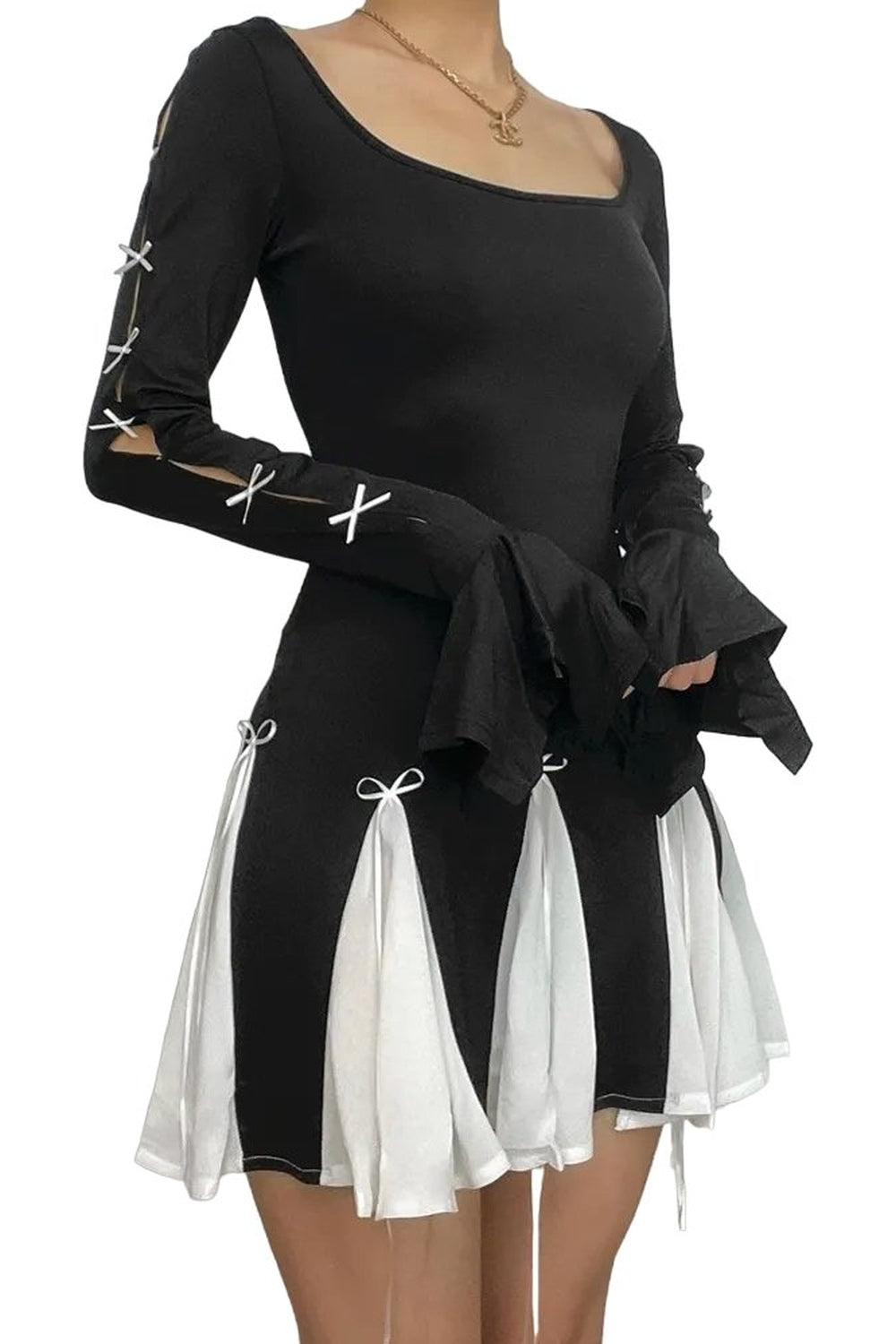New Style Trends - Alt High Waist Lace-Up Bodycon - Outfit Ideas