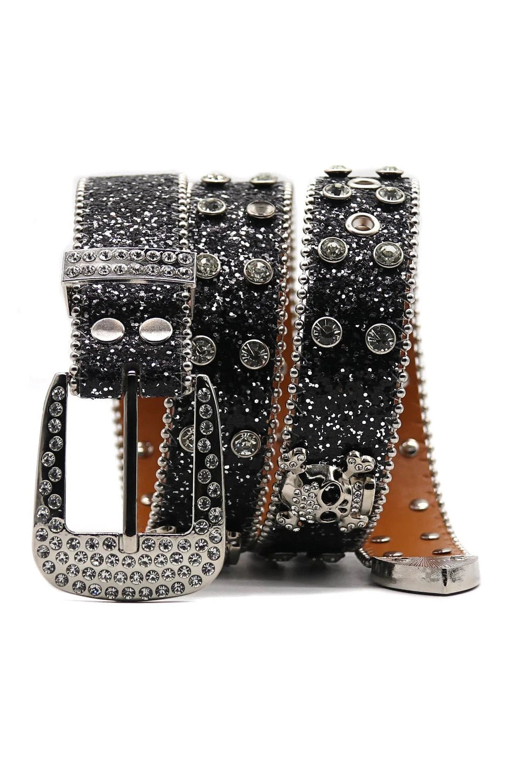 New Style Trends - Alt Punk Crystal Studded Belt - Outfit Ideas