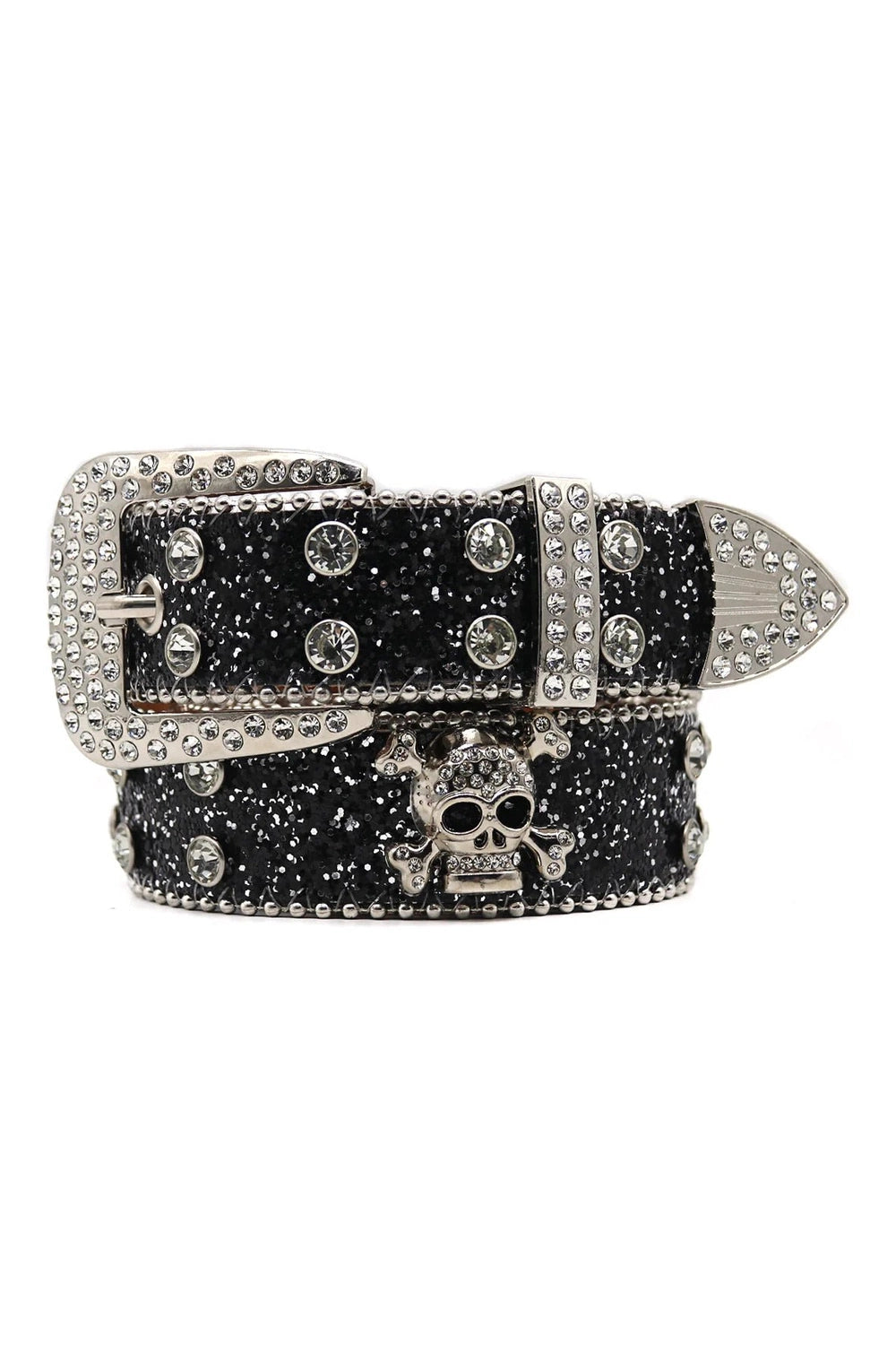 New Style Trends - Alt Punk Crystal Studded Belt - Outfit Ideas