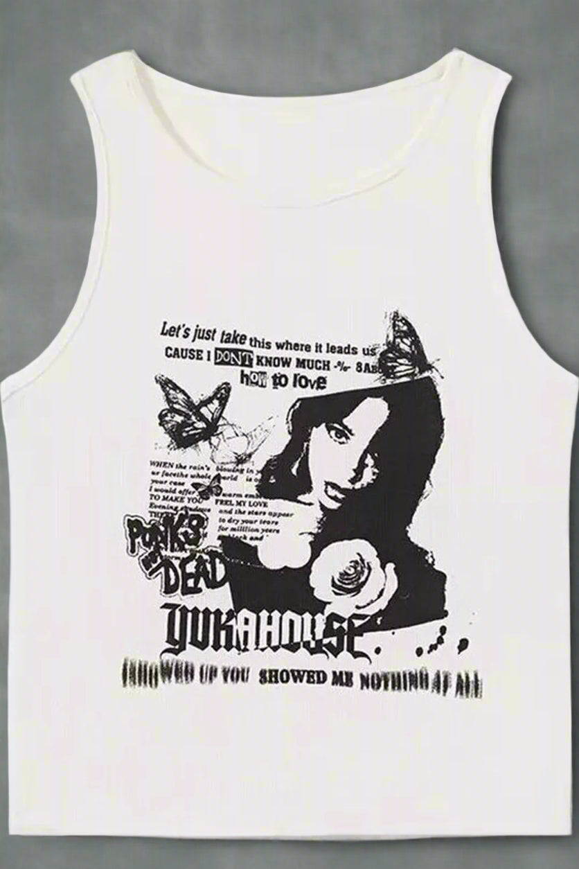 New Style Trends - Alt Rebel Echoes Tank Top - Outfit Ideas