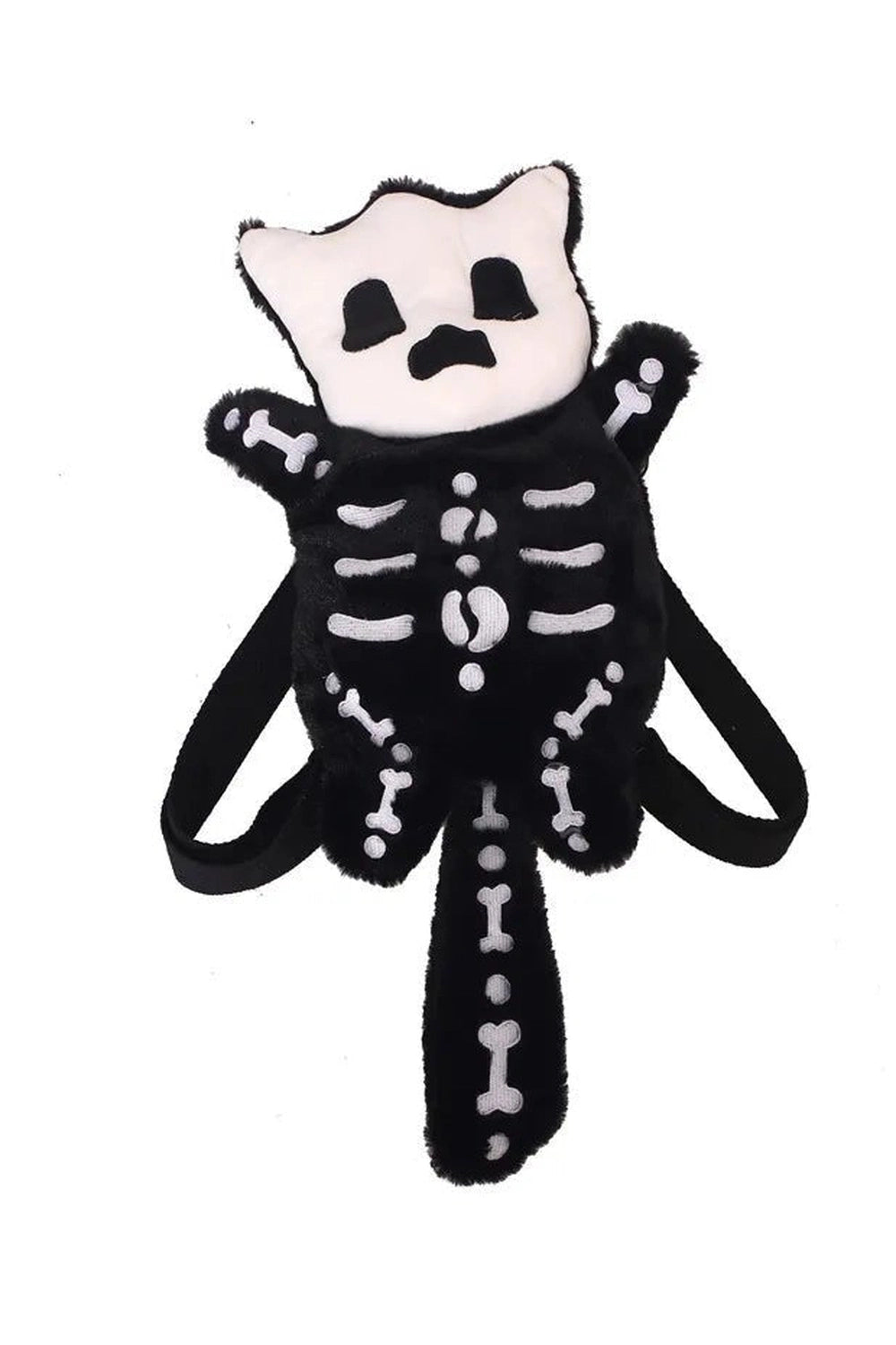 New Style Trends - Alt Skull Plush Water Bottle Bag - Outfit Ideas