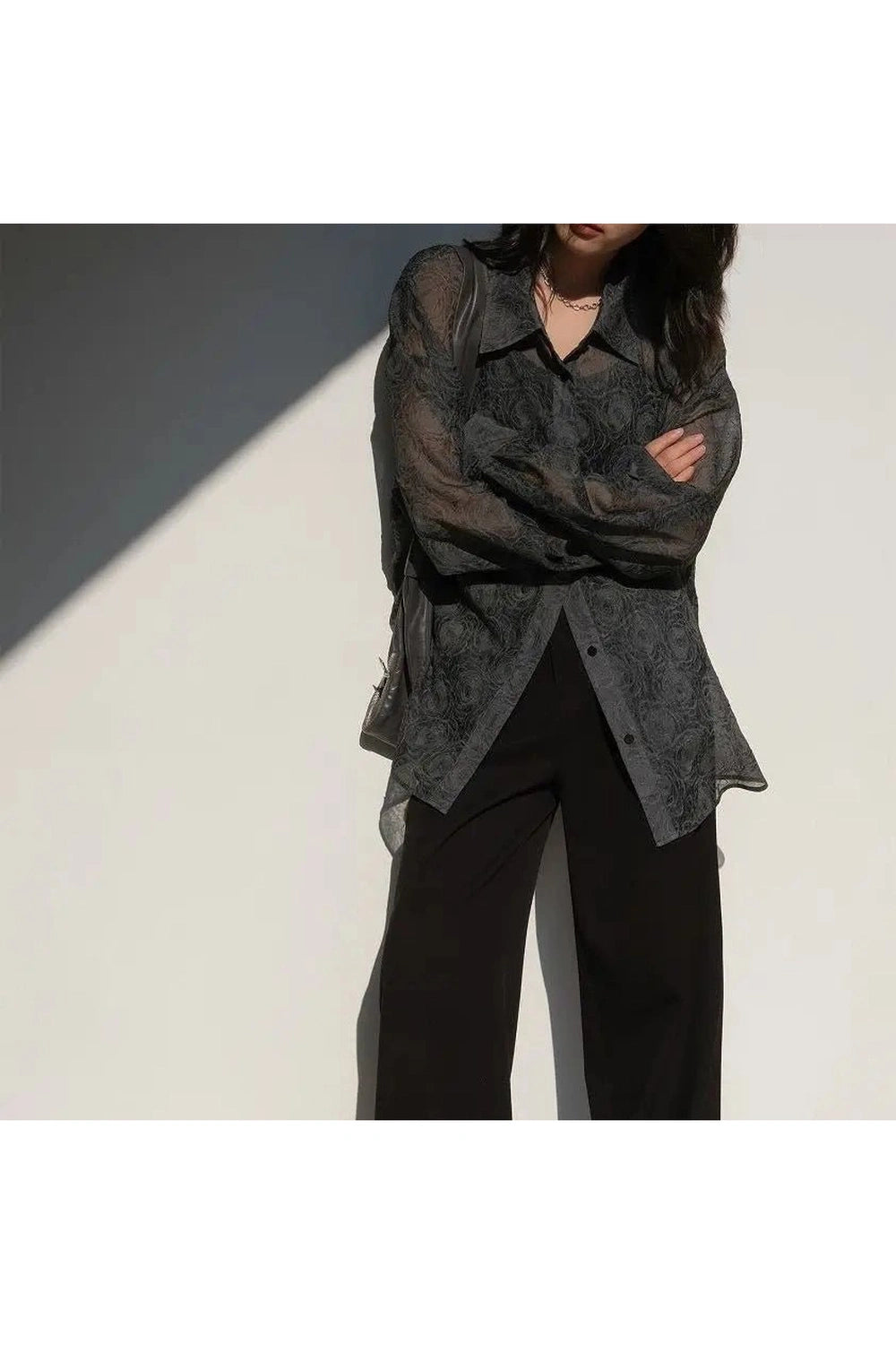 New Style Trends - Alt Streetwear Lantern Sleeve Shirt - Outfit Ideas