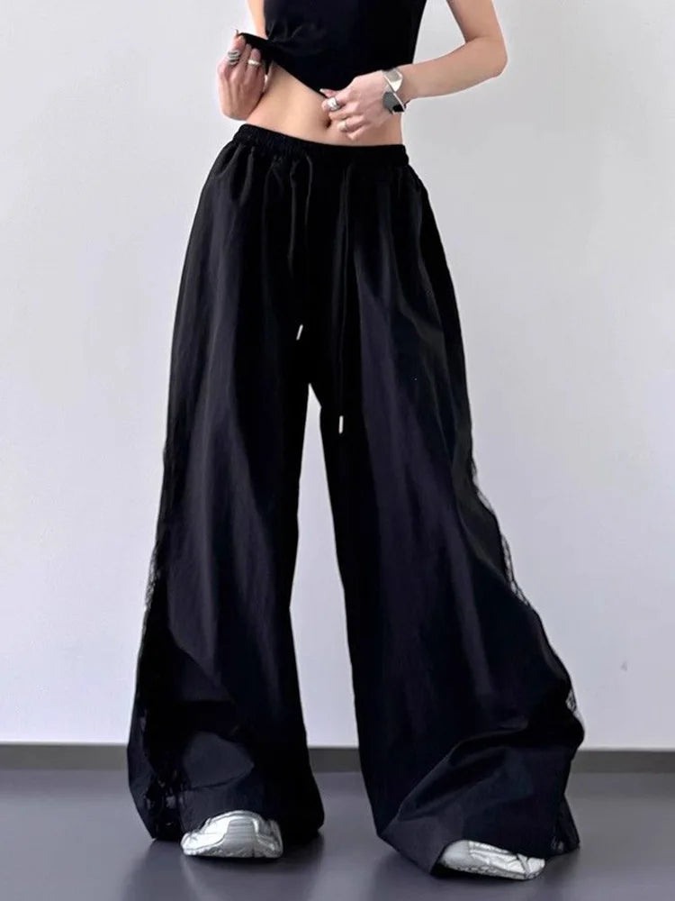 New Style Trends - Angel Flow Lace Panel Alt Pants - Outfit Ideas