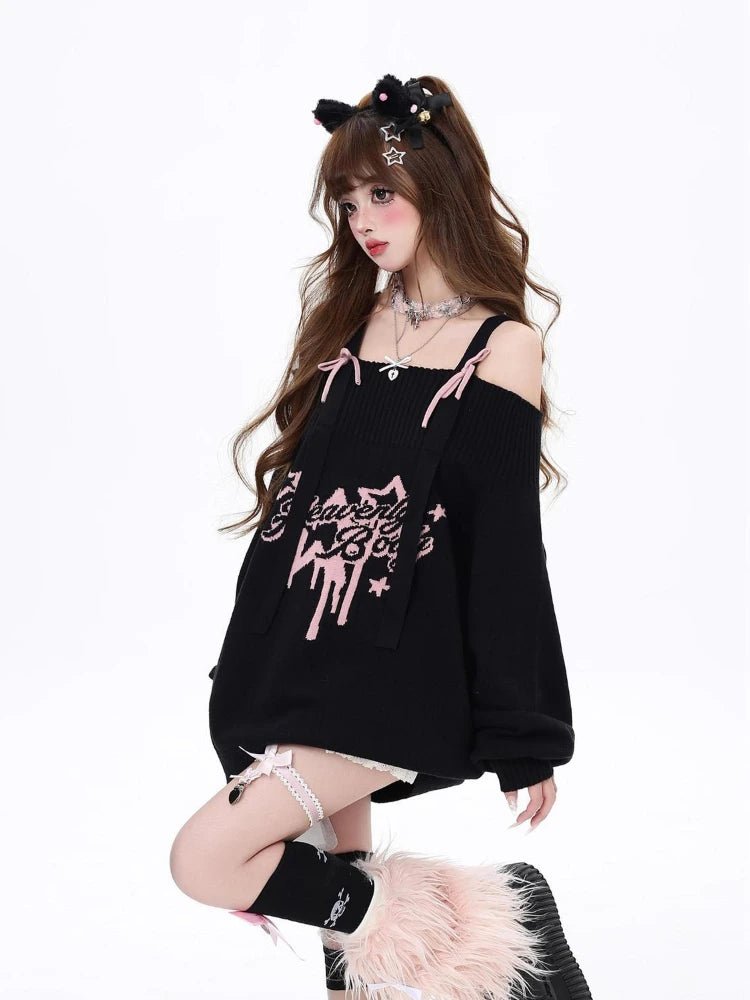 New Style Trends - Angelic Rebel Pastel Goth Sweater - Outfit Ideas