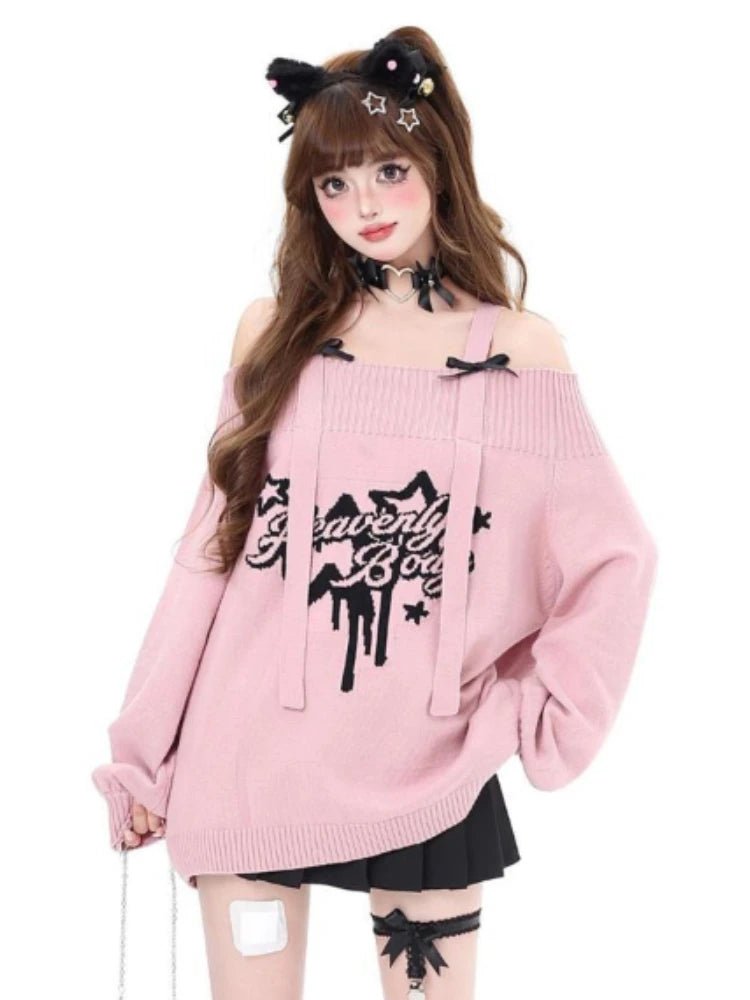 New Style Trends - Angelic Rebel Pastel Goth Sweater - Outfit Ideas