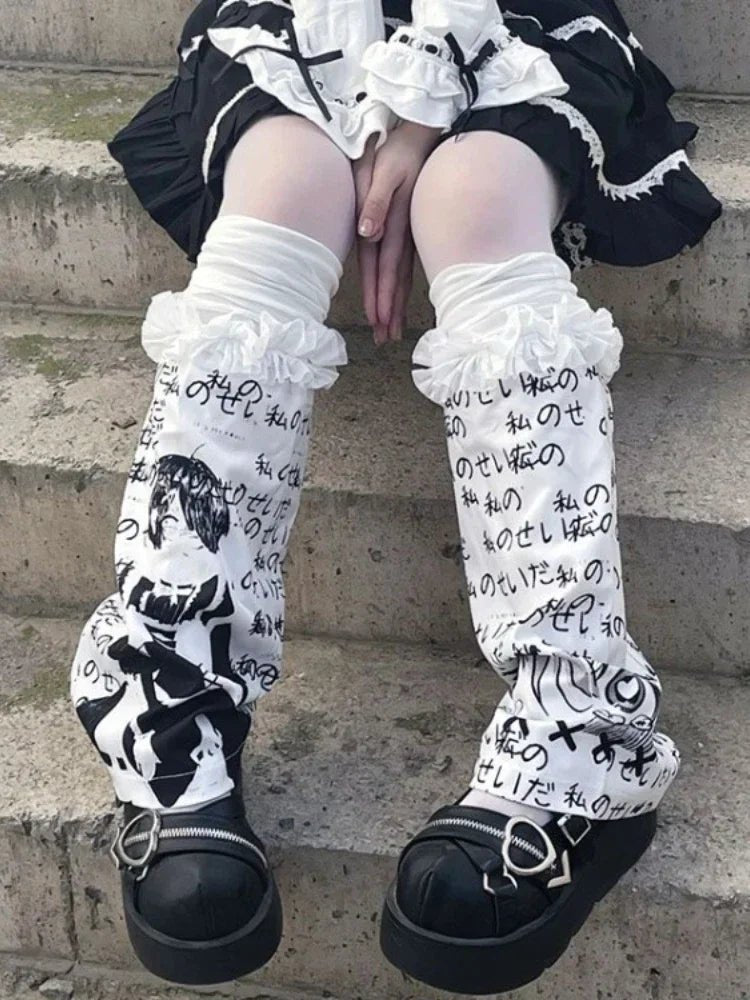 New Style Trends - Anime Chaos Leg Warmers - Outfit Ideas