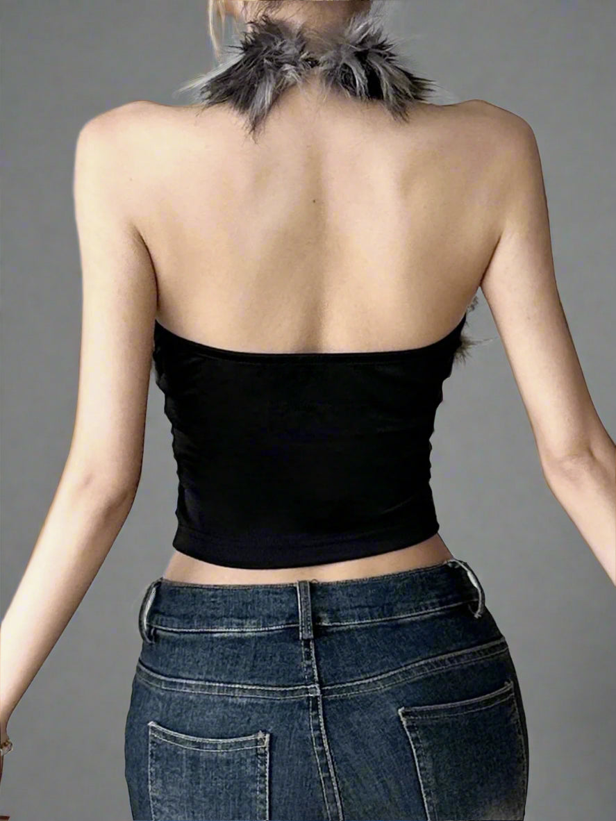 New Style Trends - Arctic Baddie Y2k Halter Top - Outfit Ideas