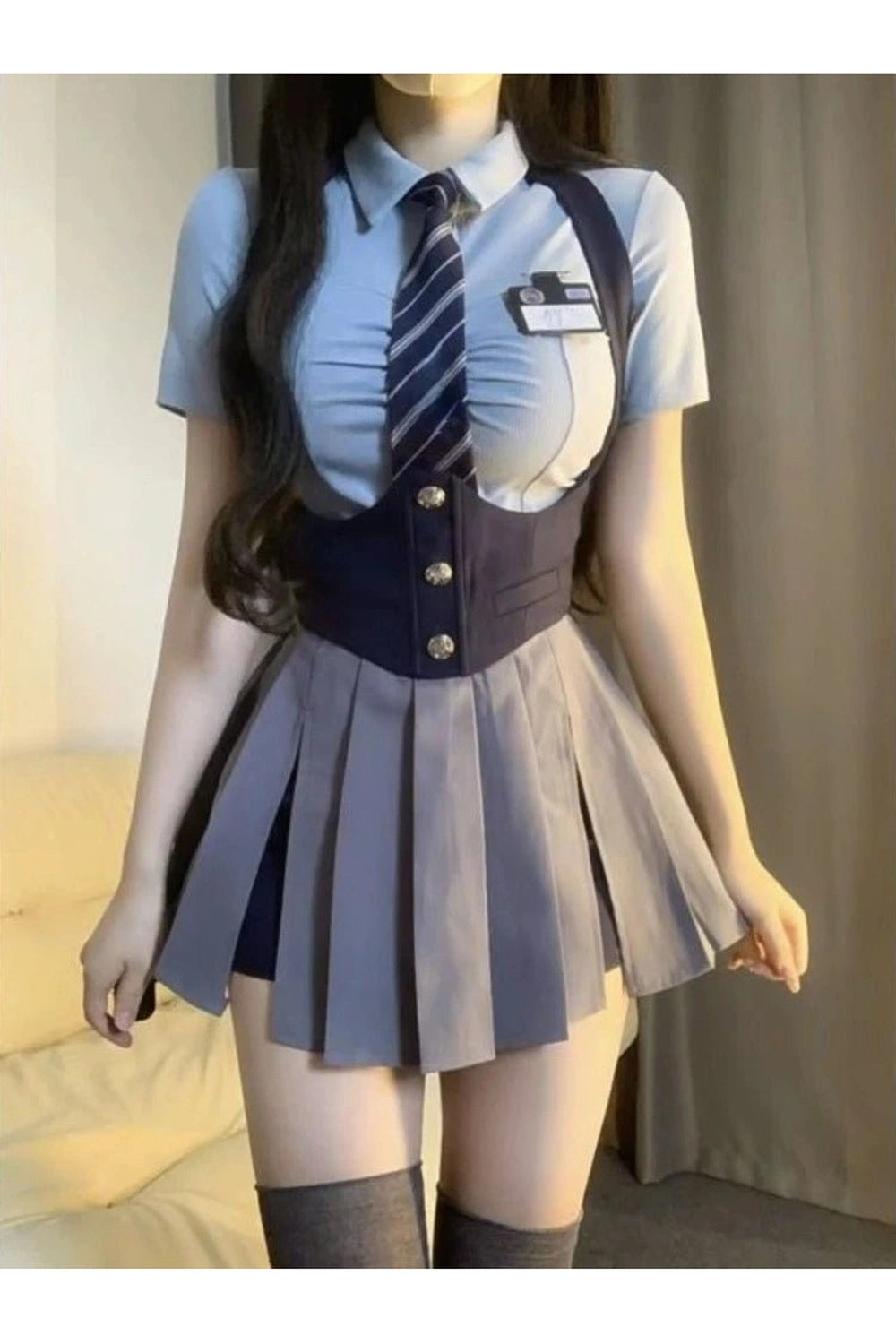 New Style Trends - Autumn College Uniform Set Shirt - Outfit Ideas