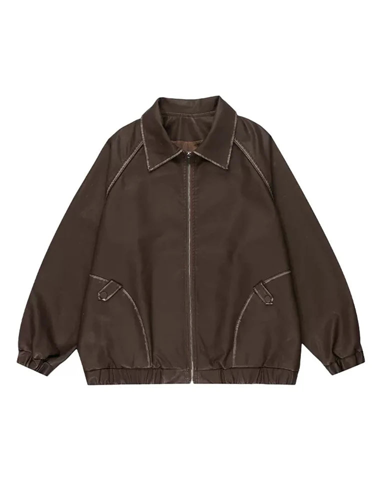 New Style Trends - Autumn Scholar Zip Retro Jacket - Outfit Ideas