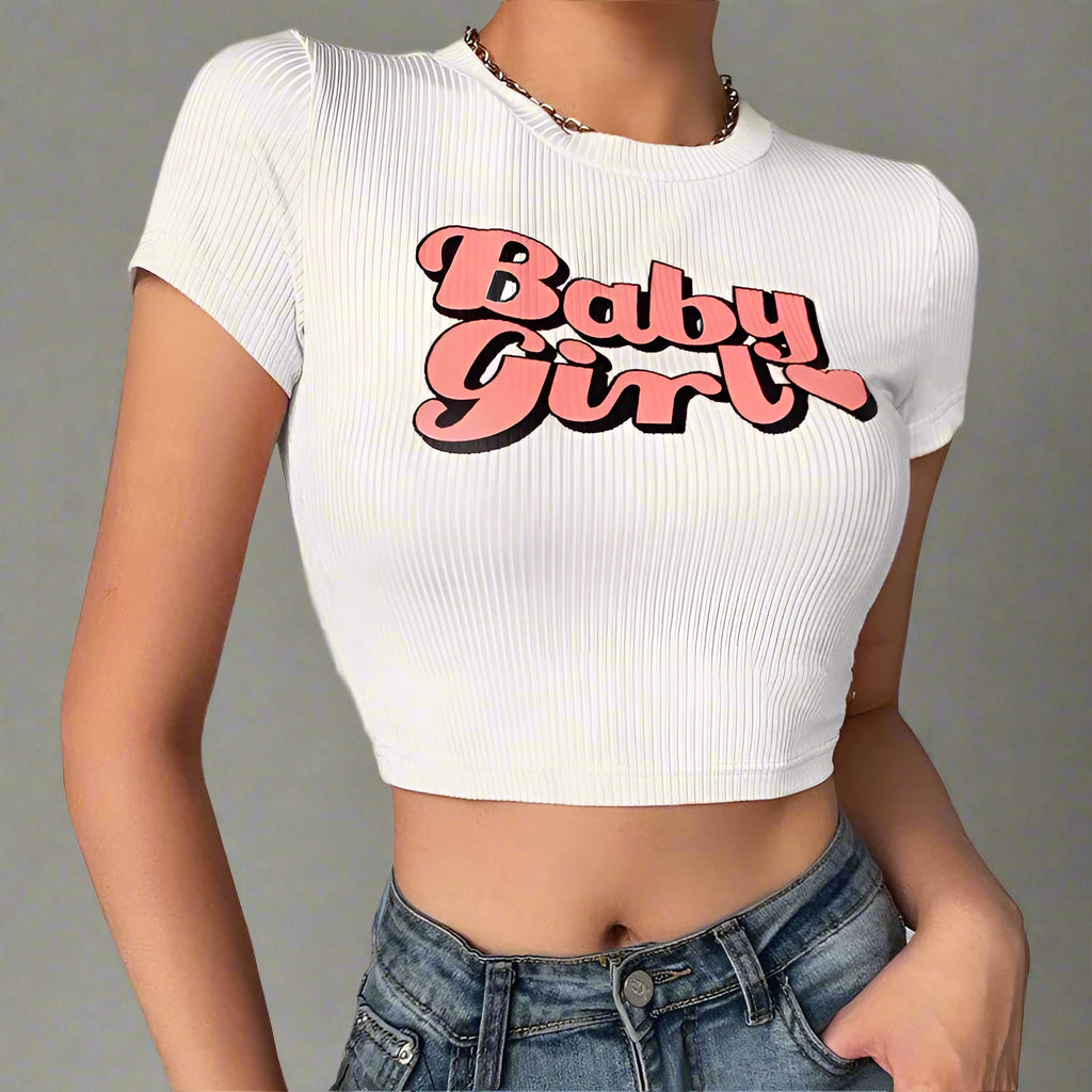 New Style Trends - Baby Girl Y2k Crop Top - Outfit Ideas