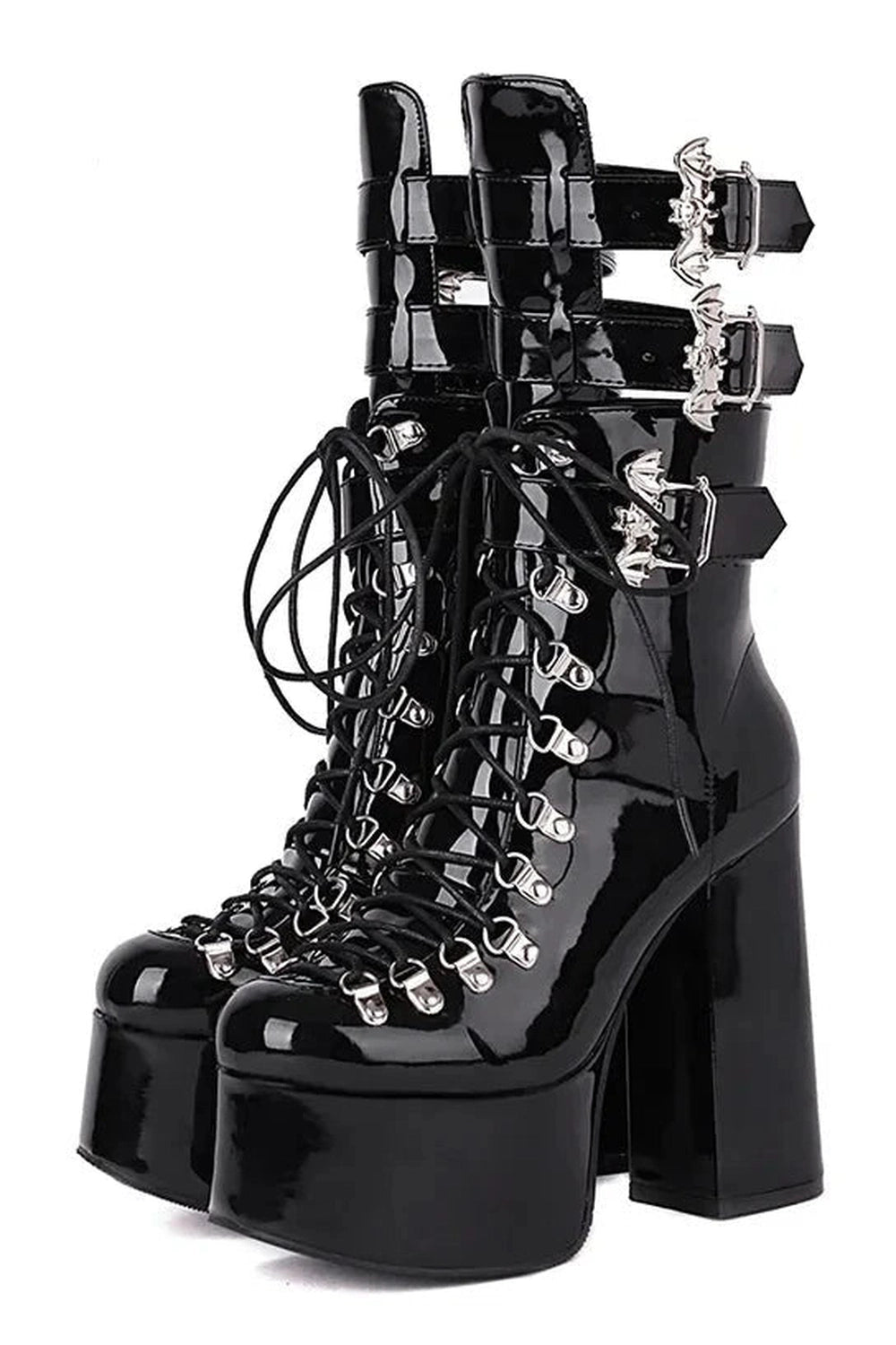 New Style Trends - Bat Wing Alt Mid Boots - Outfit Ideas