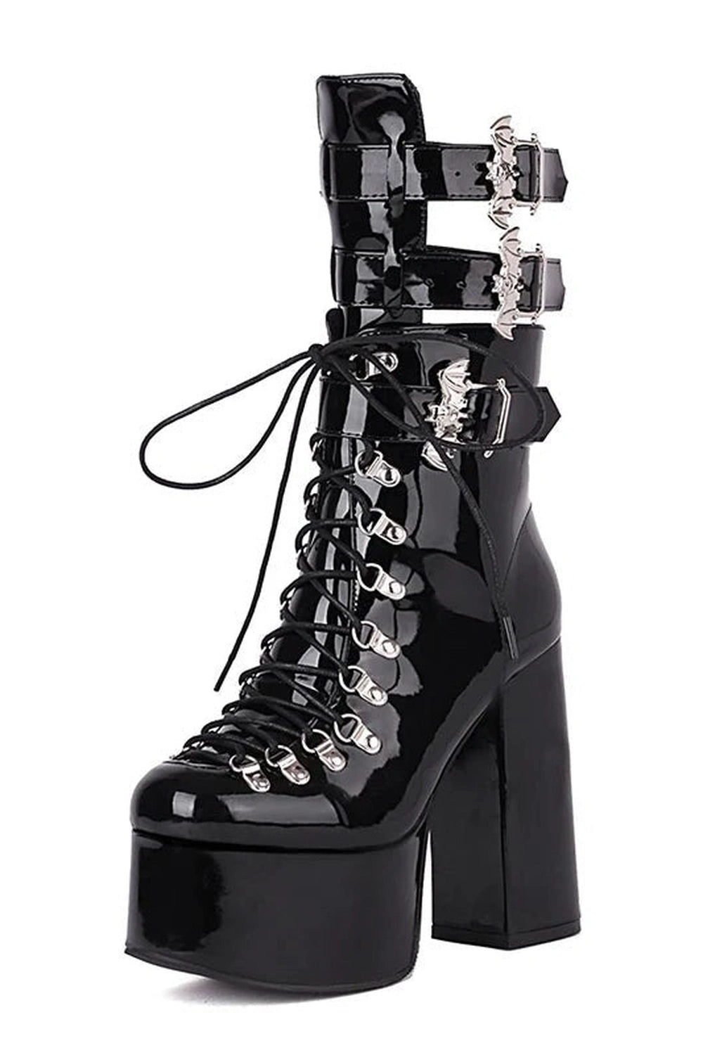 New Style Trends - Bat Wing Alt Mid Boots - Outfit Ideas