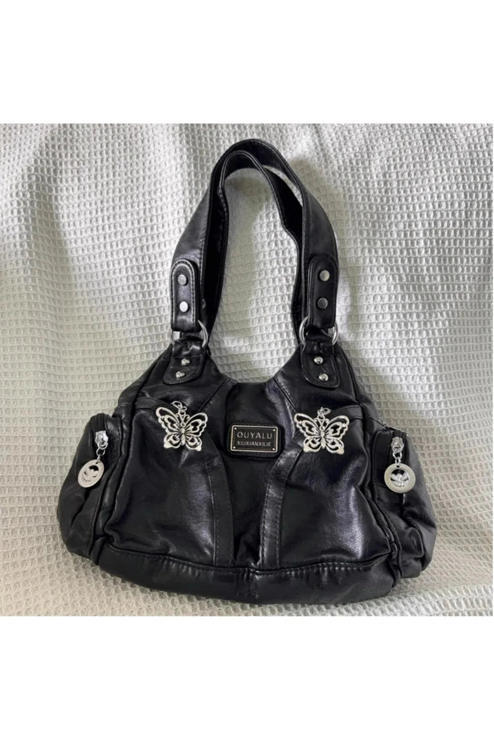 New Style Trends - Black Y2k Shoulder Bag - Outfit Ideas