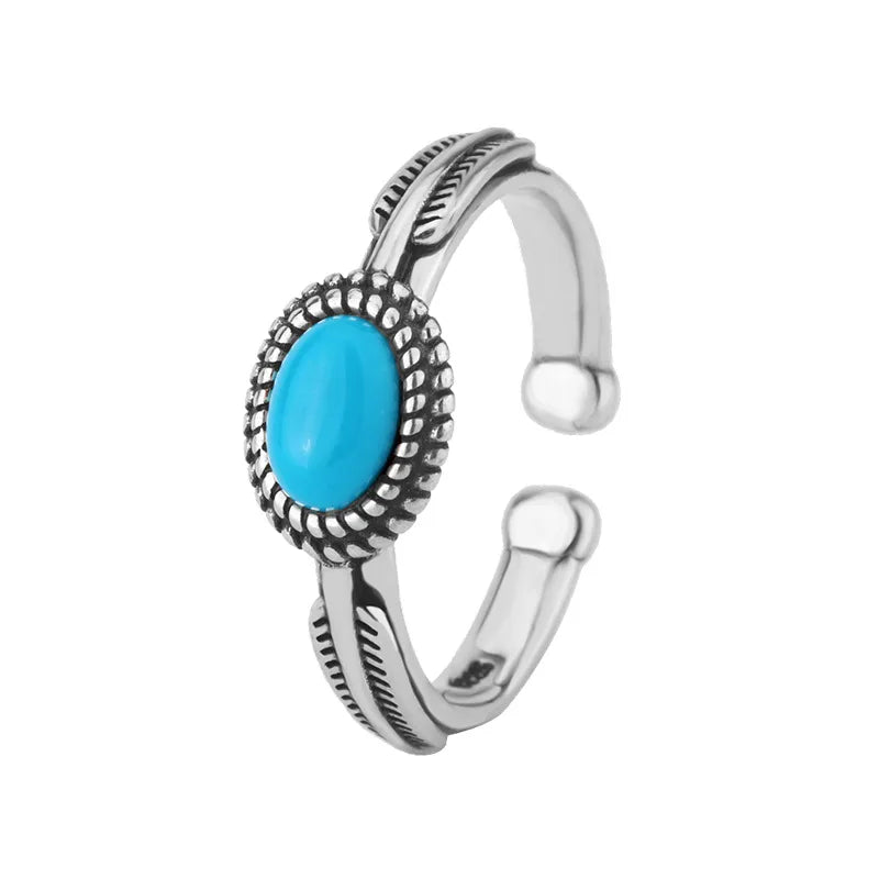 New Style Trends - Boho Turquoise Soul Aesthetic Ring - Outfit Ideas