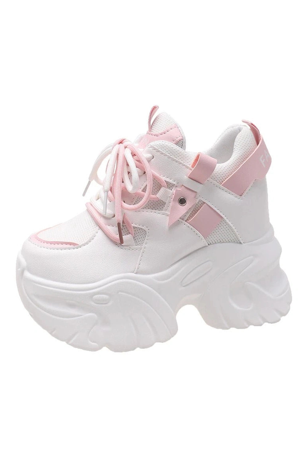 New Style Trends - Bubblegum Chunky Edgy Platform Sneakers - Outfit Ideas