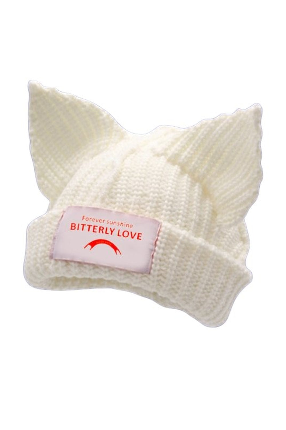 New Style Trends - Cat Ear Knitted Hat 'BITTERLY LOVE' - Outfit Ideas