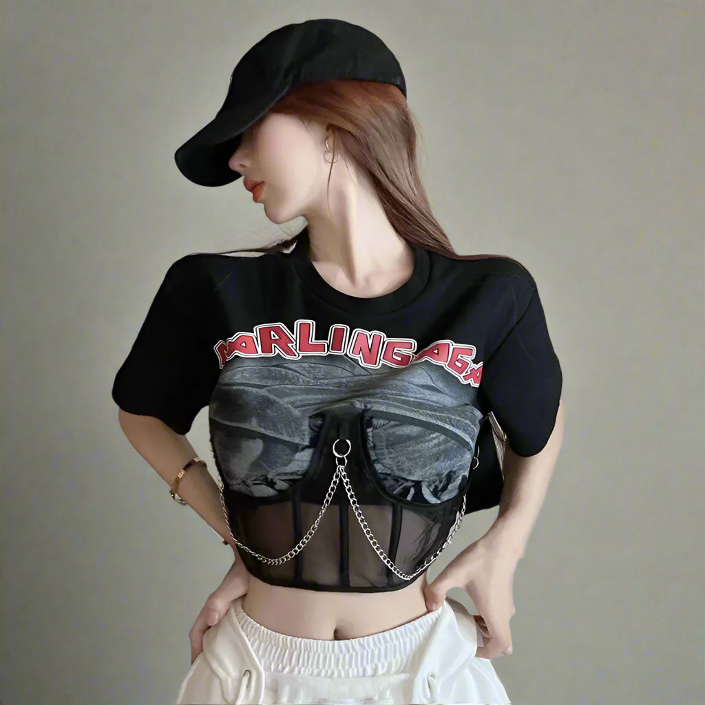 New Style Trends - Chain Reaction Alt Top - Outfit Ideas